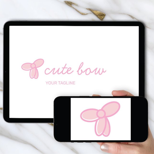 Invitación Logo Download Cute Bow | Boutique & Beauty Icon (Subido por el creador)