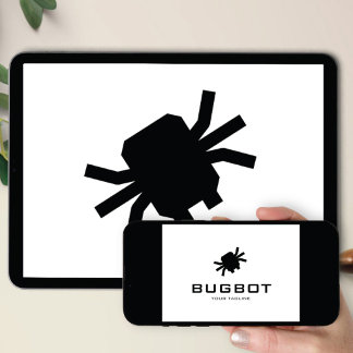 Invitación Logo Download Robotic Bug Logo | Tech Brand