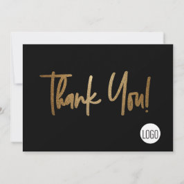 Invitación Logotipo de la empresa personalizado Social Faux G