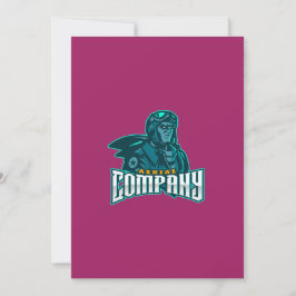 Invitación Logotipo de Sky Team Air Force | Diseño Heroico de