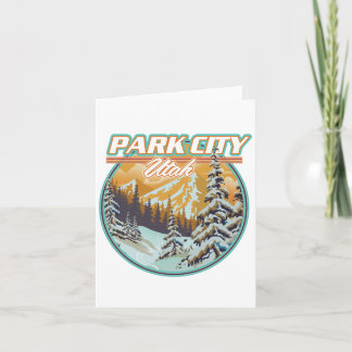 Invitación Logotipo de viajes de Park City Utah