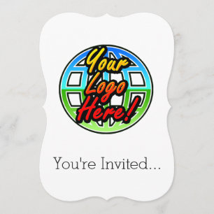 Invitación Logotipo impreso promocional o corporativo de Pers