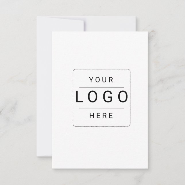 Invitación Logotipo personalizado (Anverso)