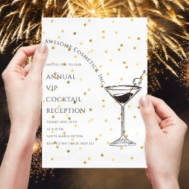 Invitación Logotipo personalizado Cocktail Evento Empresarial