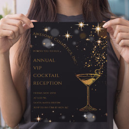 Invitación Logotipo personalizado Cocktail Evento Empresarial