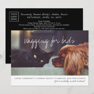 Invitación Logotipo personalizado moderno para eventos de emp