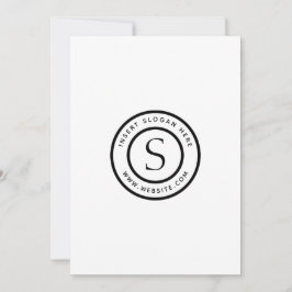 Invitación Logotipo profesional sencillo moderno