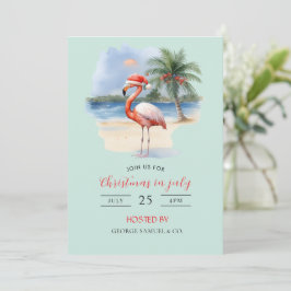 Invitación Logotipo y texto de la empresa de la costumbre de 