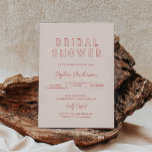 Invitación LOLA Bridal Shower<br><div class="desc">La colección Lola desprende una elegancia moderna con líneas elegantes y una tipografía contemporánea. Sus matices femeninos están bellamente equilibrados con una declaración audaz,  lo que lo convierte en una elección ideal para la novia vivaz y moderna.</div>