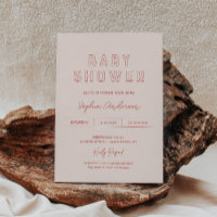 LOLA Chica moderno Baby Shower