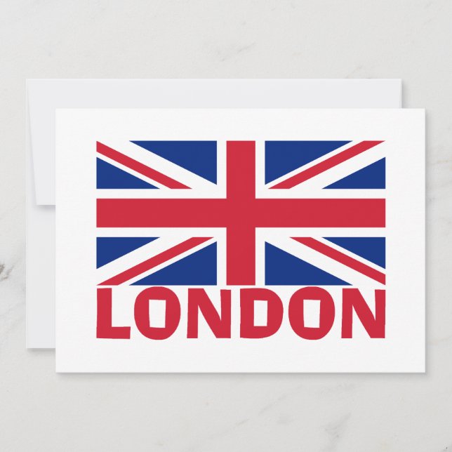 Invitación Londres en rojo (Anverso)