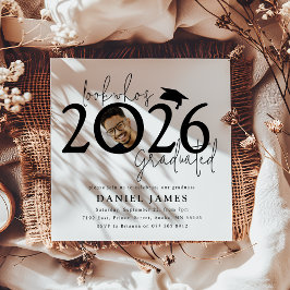 Invitación Look who's Graduated Photo Graduation Party