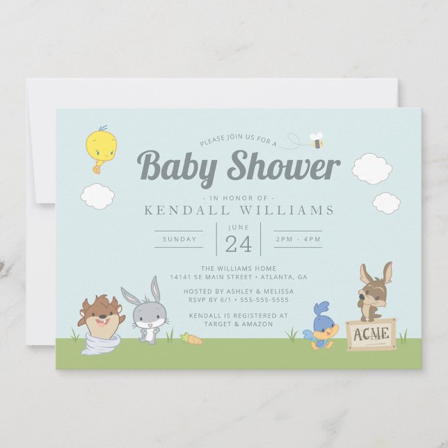 Invitación LOONEY TUNES™ Baby Shower (Subido por el creador)