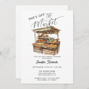 Invitación Los agricultores comercializan ducha de novias ret