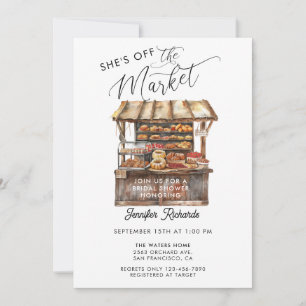 Invitación Los agricultores comercializan ducha de novias ret