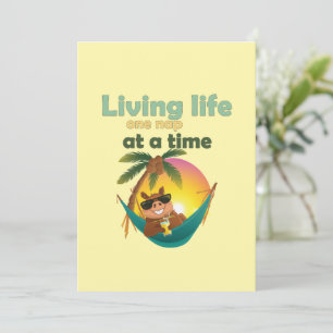 Invitación los amantes del capibara son divertidos, el bonito