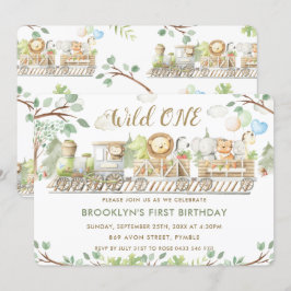 Invitación Los animales de la jungla entrenan a la vegetación