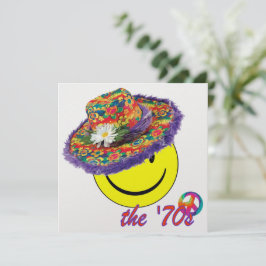 Invitación Los años 70