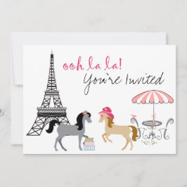 Invitación Los Bonitos Ponies invitan al cumpleaños del cabal