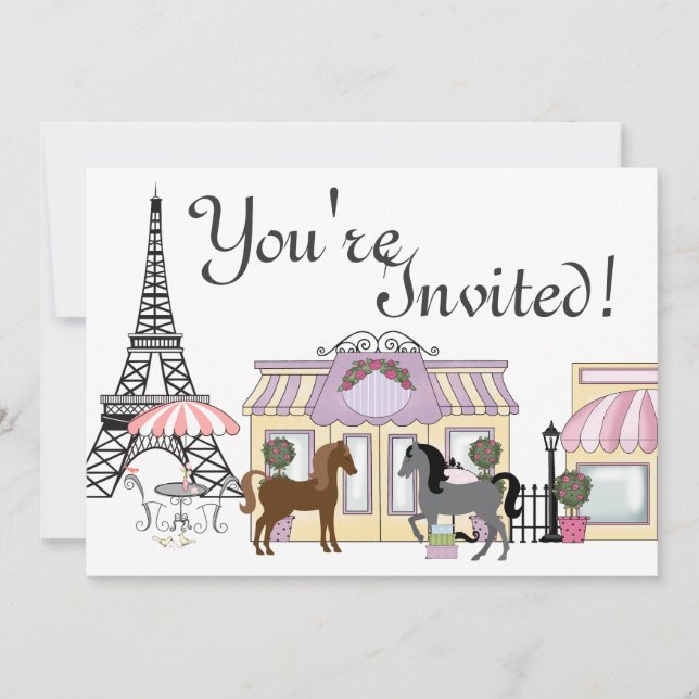 Invitación Los Bonitos Ponies invitan al cumpleaños del cabal (Anverso)
