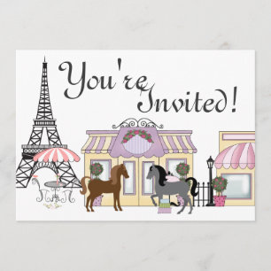 Invitación Los Bonitos Ponies invitan al cumpleaños del cabal