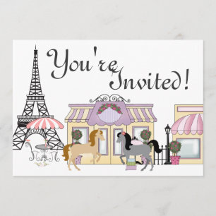 Invitación Los Bonitos Ponies invitan al cumpleaños del cabal