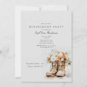 Invitación Los Boots - Jubilación Militar