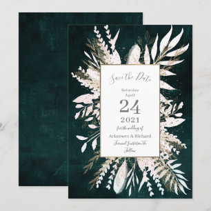 Invitación Los botánicos verdes rusos ahorran la fecha