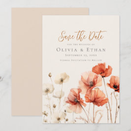 Invitación Los cachorros y las flores silvestres salvan la fe