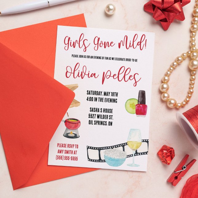 Invitación ¡Los chicas se fueron leves! Noche Divertida En La (Subido por el creador)