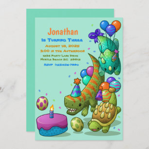 Invitación Los chicos adoran la fiesta de cumpleaños de la to