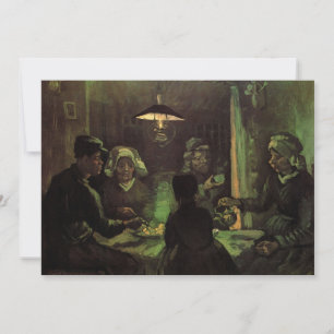 Invitación Los comedores de patatas por Vincent van Gogh