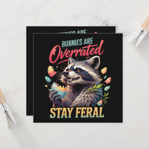 Invitación Los conejos están sobrevalorados Permanezcan feral