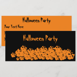 Invitación Los cráneos de la fiesta de personalizar de Hallow