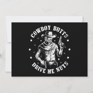 Invitación Los culos de vaquero me hacen enloquecer Vaqueros 