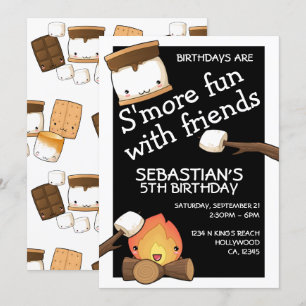 Invitación Los cumpleaños son más divertidos con los amigos m