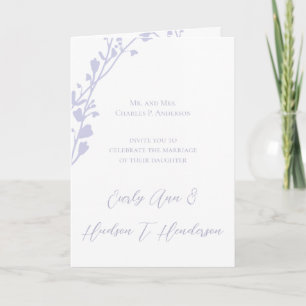 Invitación Los Dos Cristianos Se Convierten En Un Boda Bi-Fol