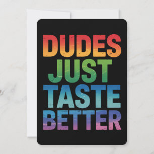 Invitación Los dudes prueban mejor orgullo gay