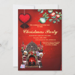 Invitación Los elfos esperan con ansias a los Navidades.