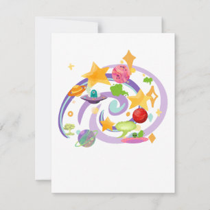 Invitación Los extranjeros engañados en el espacio exterior