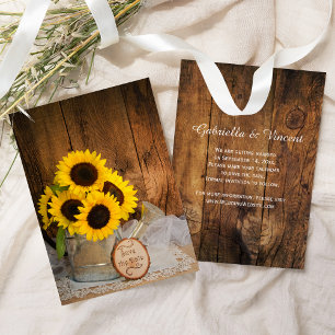 Invitación Los girasoles y el agua pueden casar para salvar l