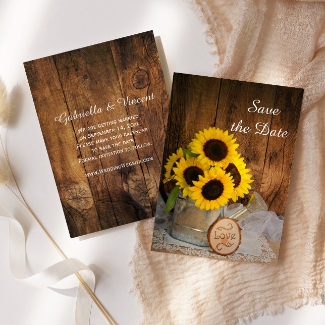 Invitación Los girasoles y el agua pueden casar para salvar l (Subido por el creador)