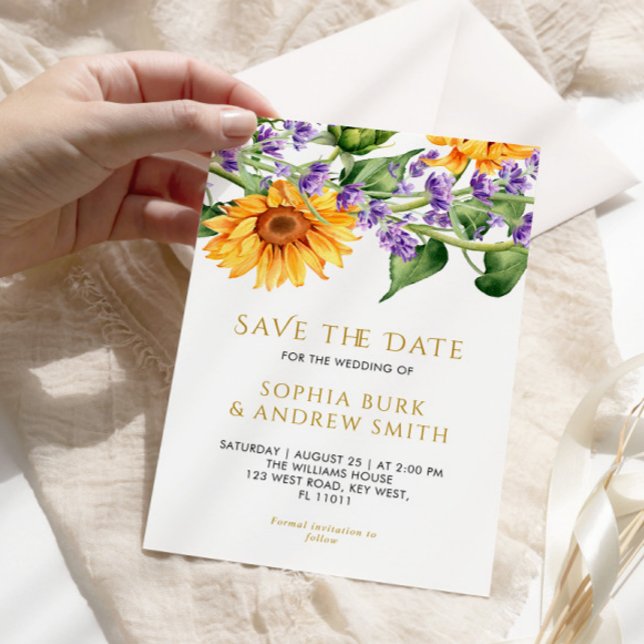 Invitación Los girasoles y las lavadoras rusticas salvan la f (Subido por el creador)