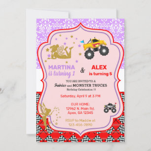 Invitación Los hermanos de los camiones grandes y de los hato