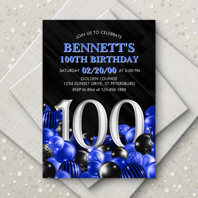 Invitación Los hombres azules cumplen 100 años (Subido por el creador)