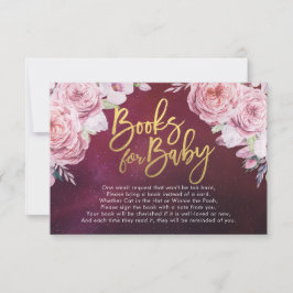 Invitación Los libros de Baby Shower para el bebé/traen una