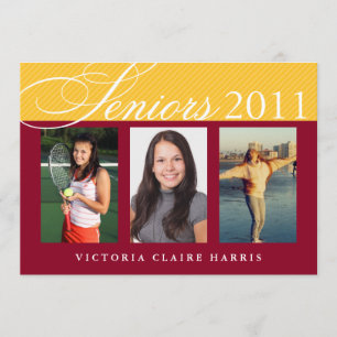 Invitación Los mayores celebran la graduación de las fotos