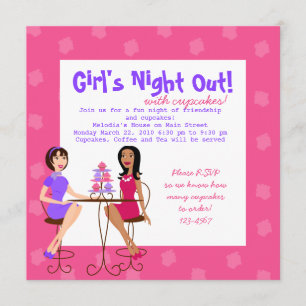 Invitación ¡Los mejores amigos y pasteles!