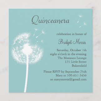 Invitación ¡Los mejores deseos! (turquesa)