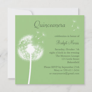 Invitación ¡Los mejores deseos! (verde)